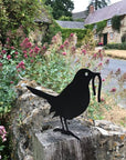 A Blackbird Sang - Metal Bird Silhouette