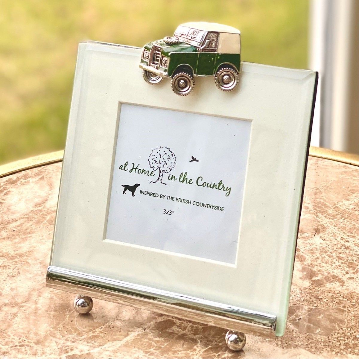 Enamel Square Photo Frame – Baydon Grange Gifts